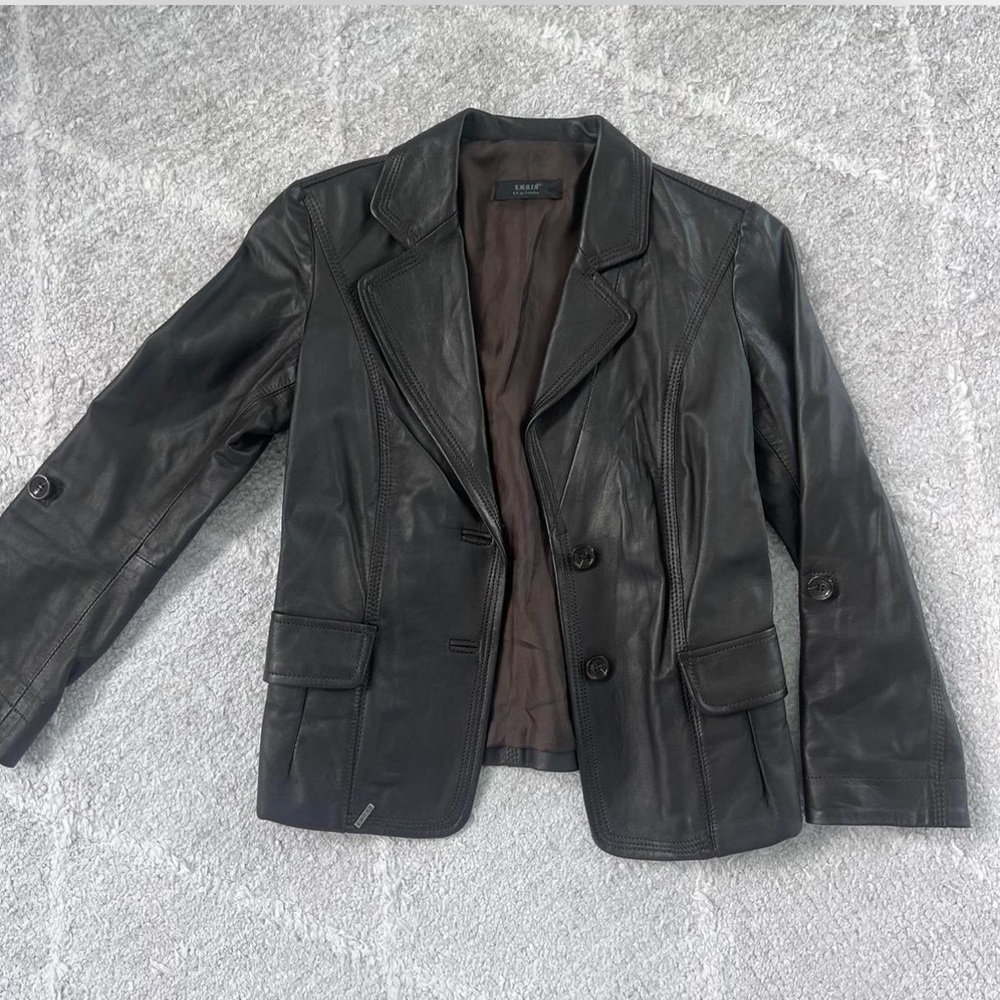 TRUE VINTAGE s.w.o.r.d. London 6.6.44 brown leather jacket